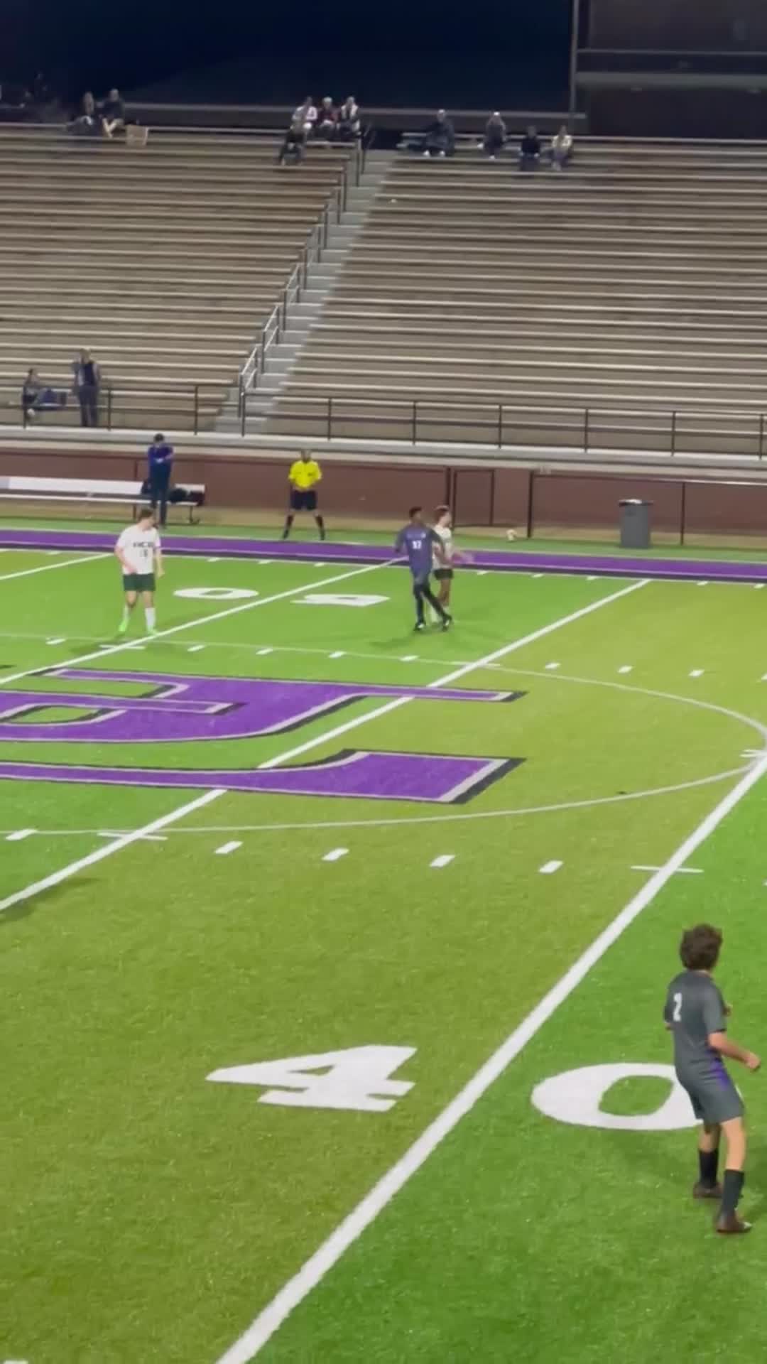 My first soccer match