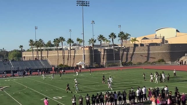 Collin Ison #15 Pass to Charles Jaskowiak #44 for big gain