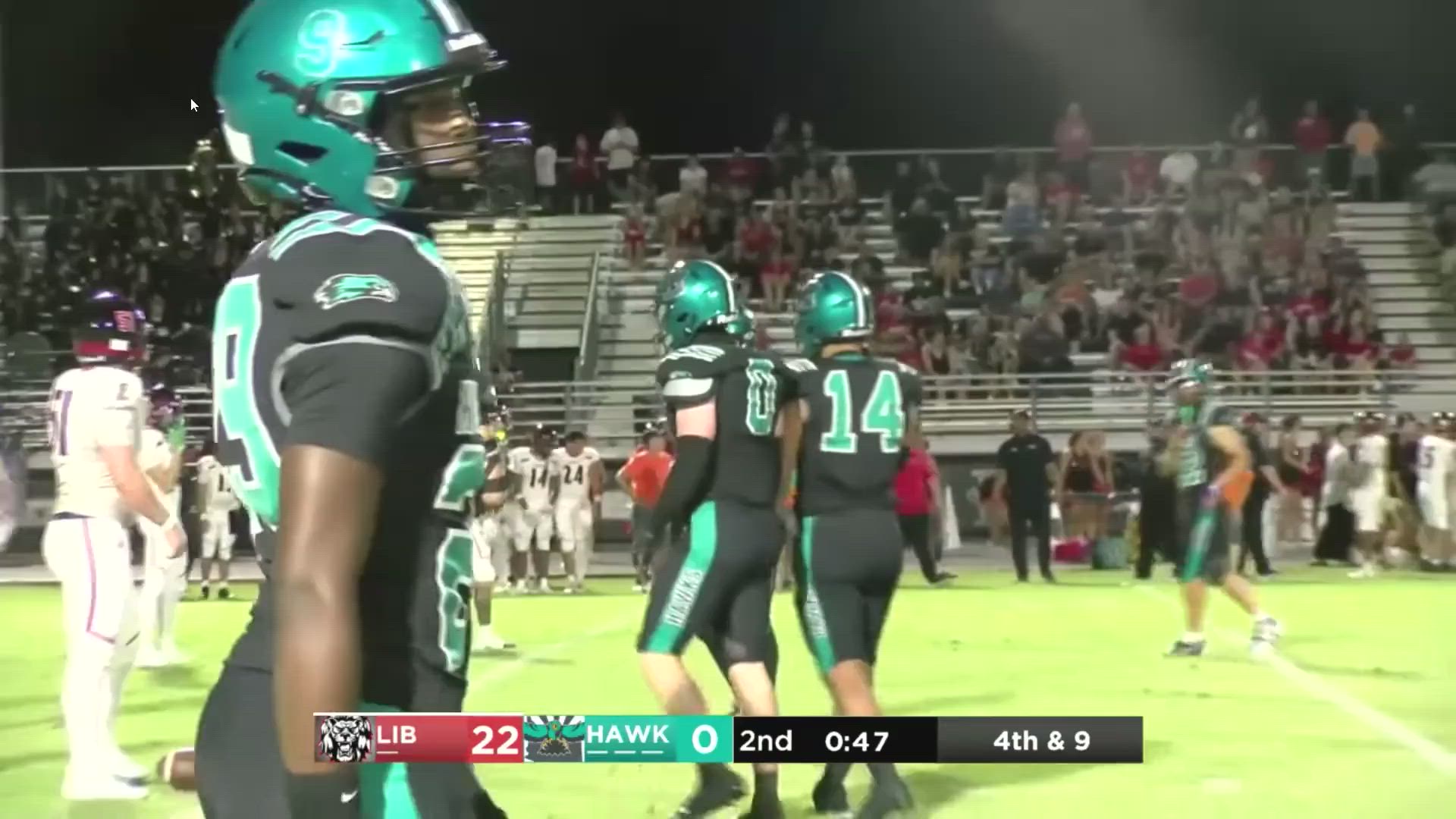 Highland interception vs Liberty