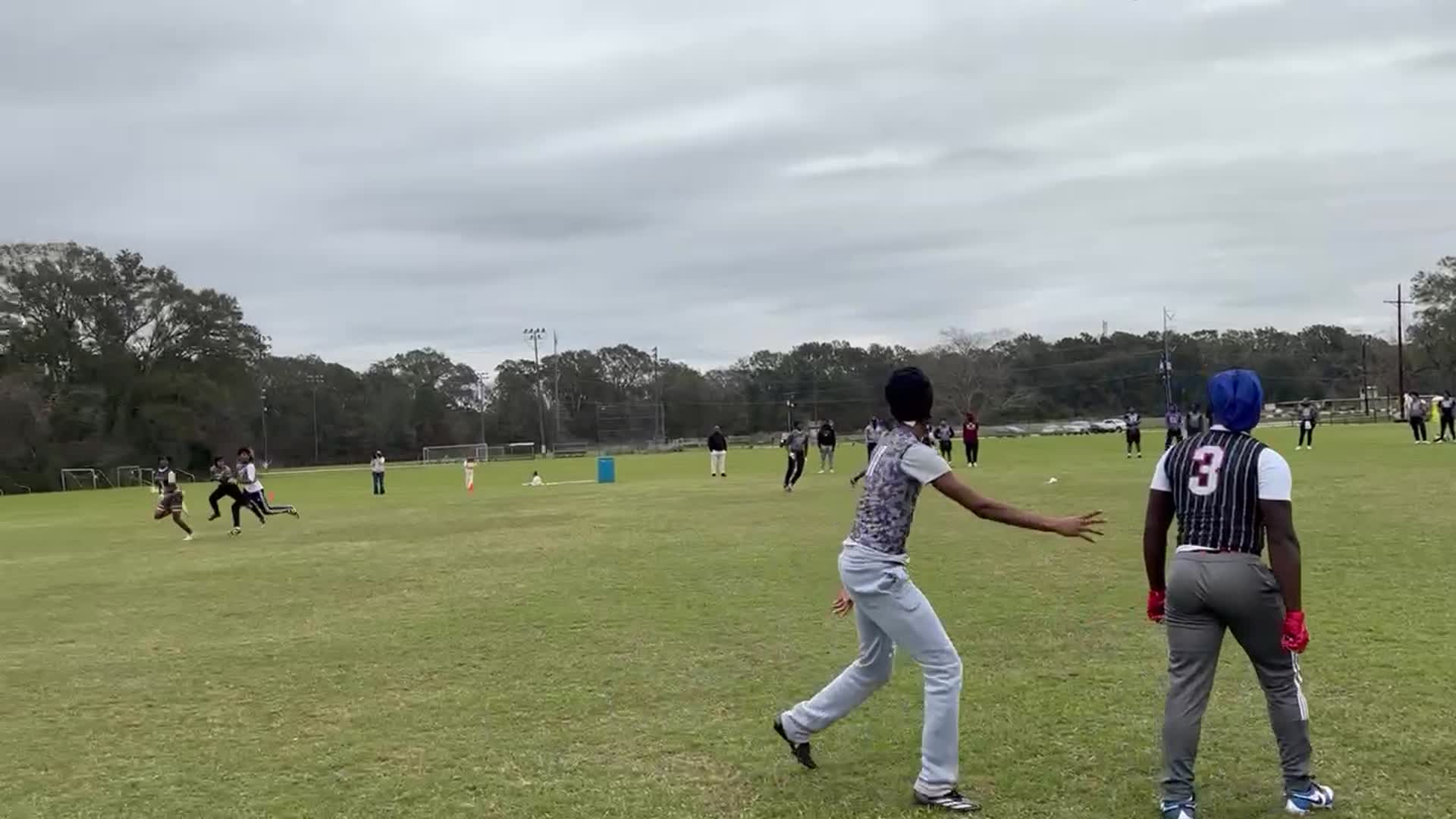 Great pass and catch