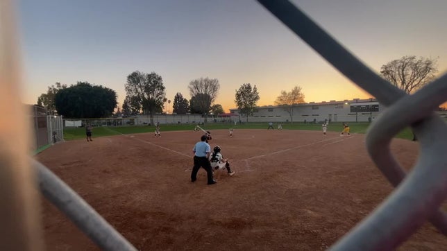Double off the fence vs Buena Park 2/20/25