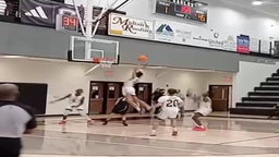 Timbo caught alley oop dunk assist off the backboard Coosa Eagle vs Dalton Academy
