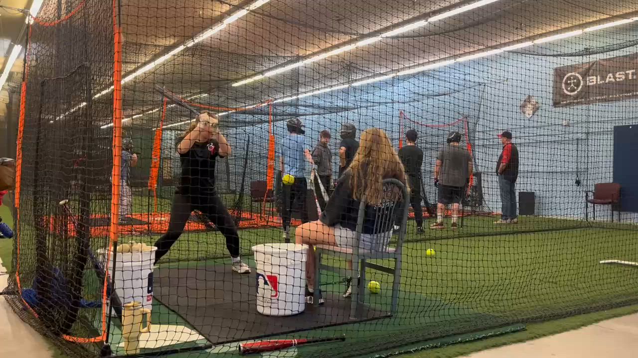 Last minute tee work before the season begins.