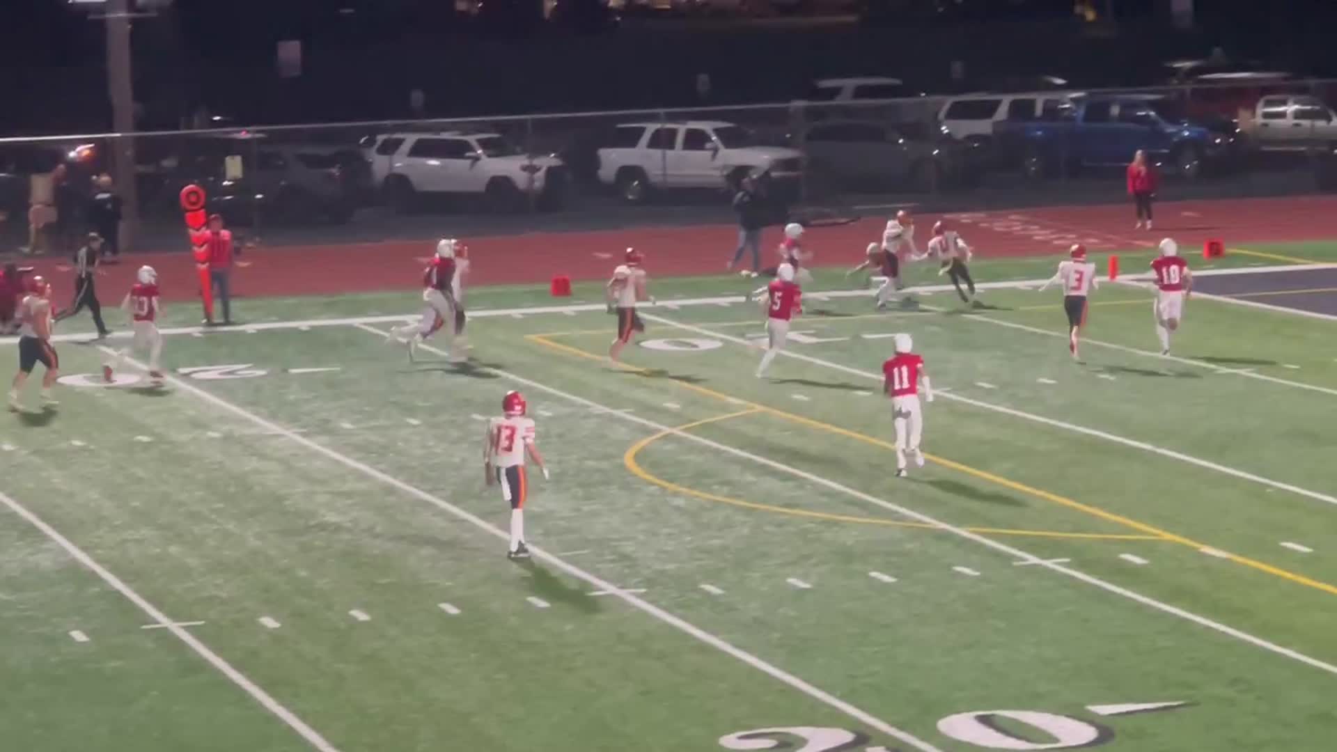3rd quarter Kamiakin #9 Trent Woodhouse to #7 Michael Kori for a 25 Yard TD Pass