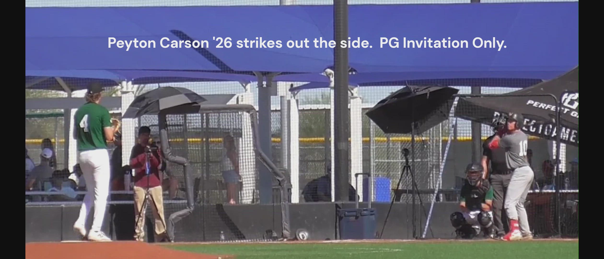 Carson (#4) pitching