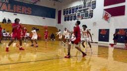 La Salle High School JV Guard putting on scoring clinic against Purcell Marion.