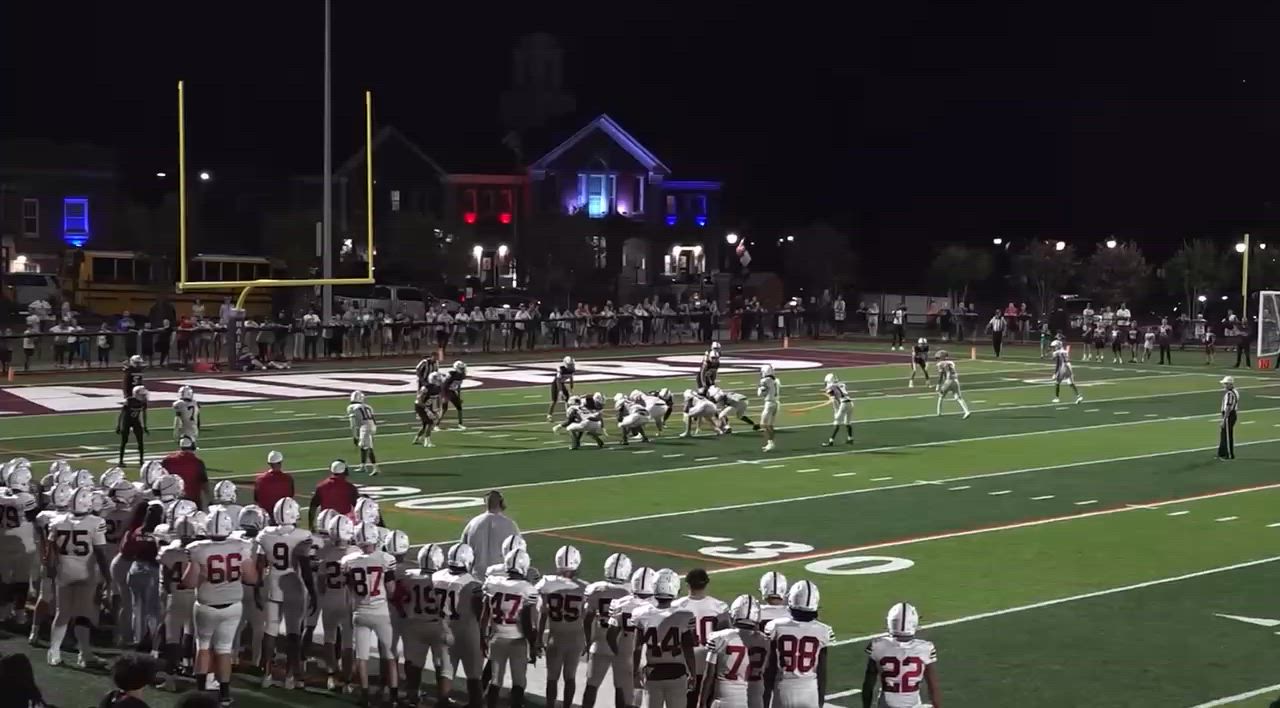 Nutley Game Winning Sack vs Bloomfield (9/5/25)