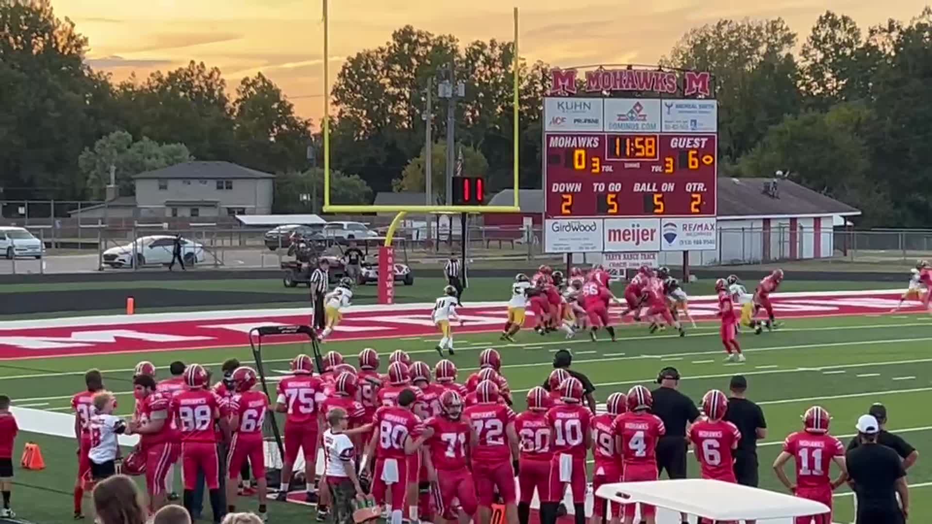 Kaleb Miller 6 yard rushing TD