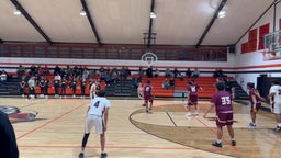 Connor Lea hitting his teammate with trust then hustling back on defense forcing them to throw a turnover the hits the bank shot