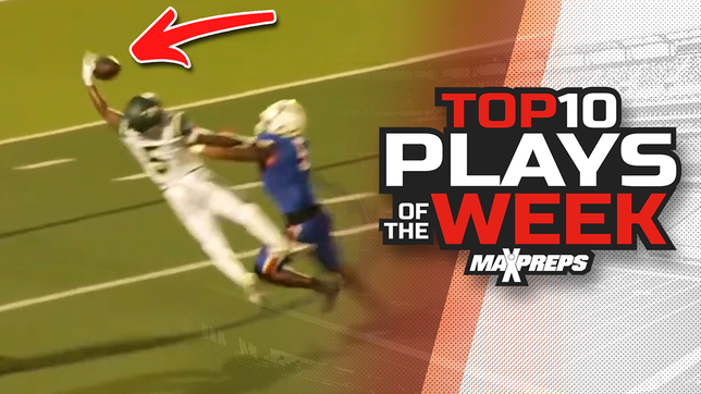 3-star RB Sarod Baker's one-handed catch headlines the top 10 plays of week 9 of the 2025 high school football season.