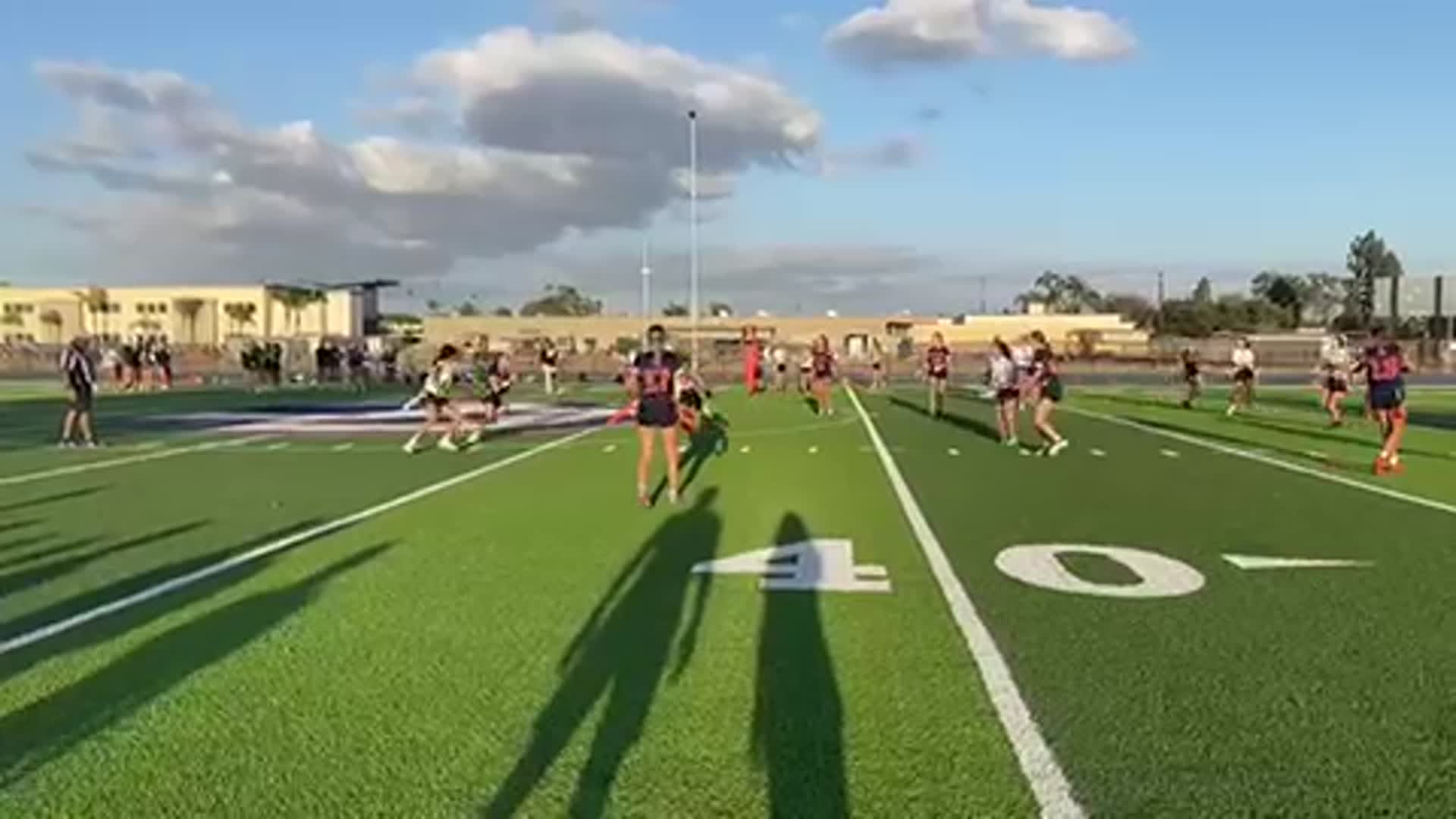 Caught my own deflected pass