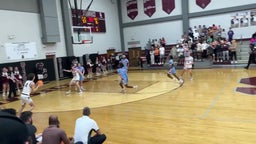 Station Camp vs Glencliff on Feb. 24, 2024 - 3 pt by #4 at Region Quarterfinals