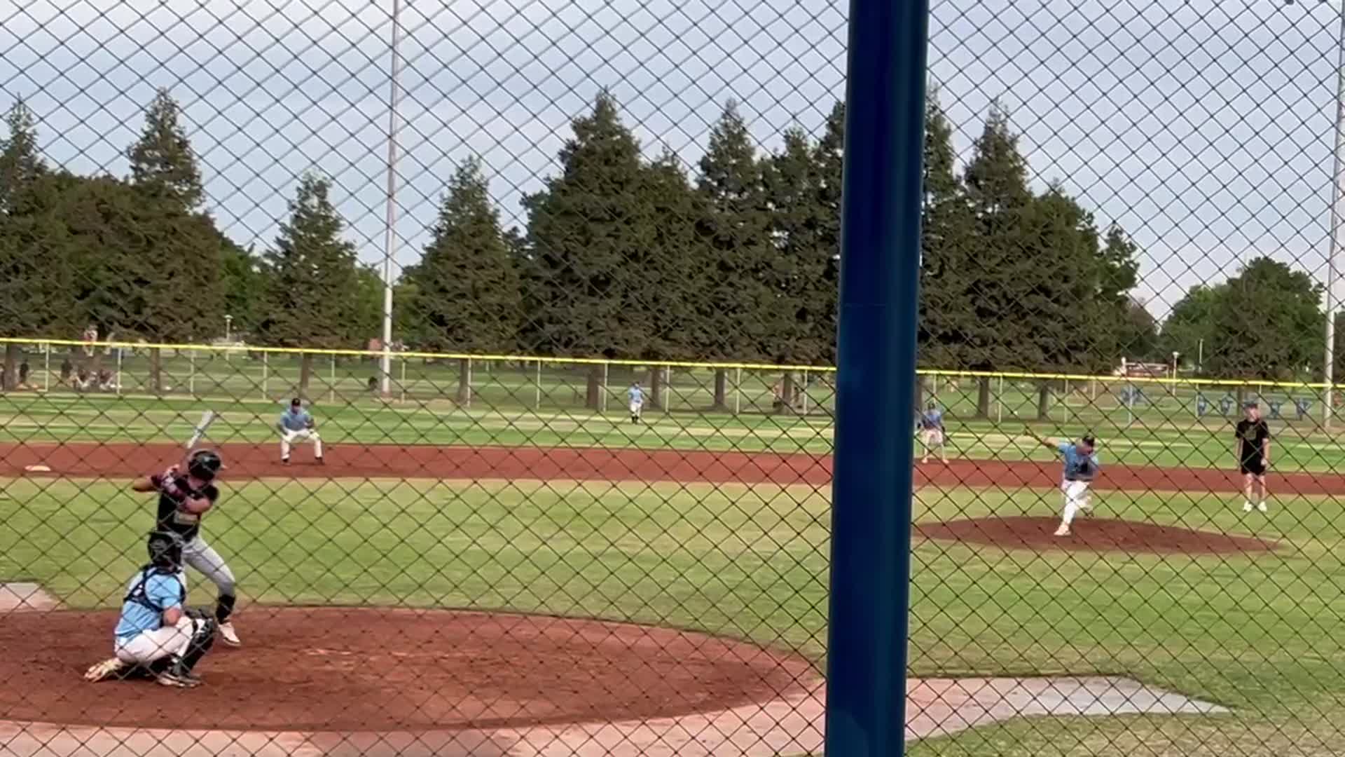 ?? ground rule double