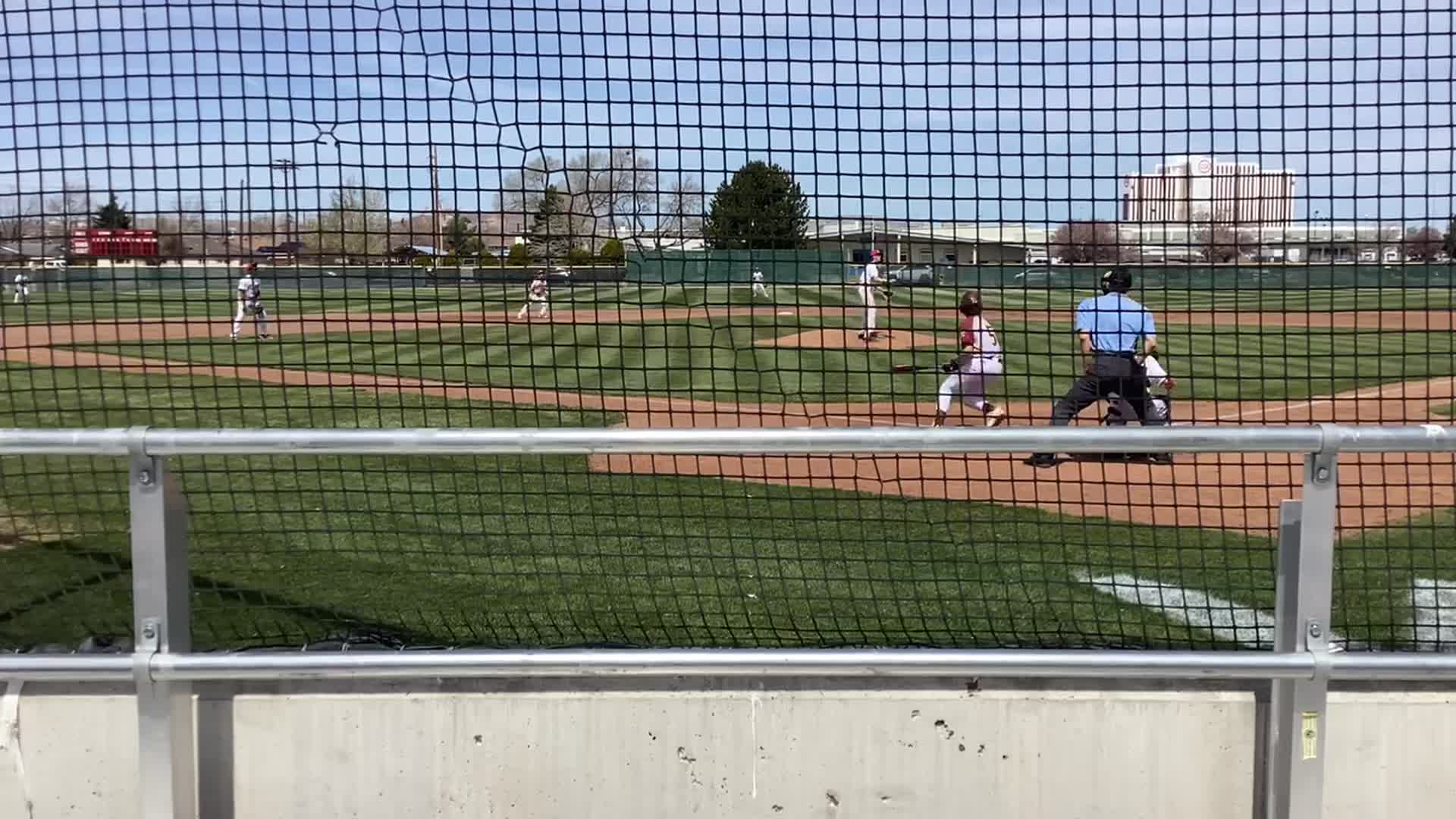 Ricky Hobbs center field catch