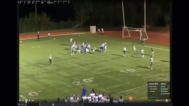 Pancake at the goal post