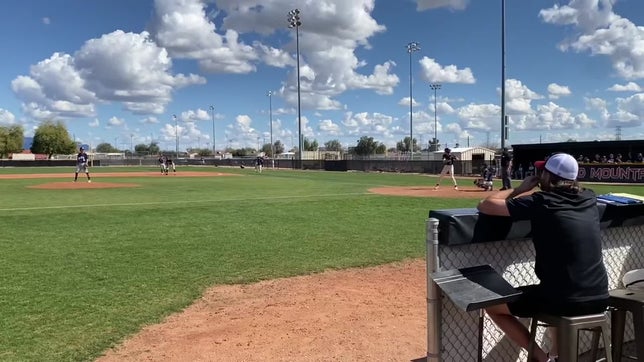 Josh Warman had a 2- run triple as Red Mountain won 10-2 against Perry