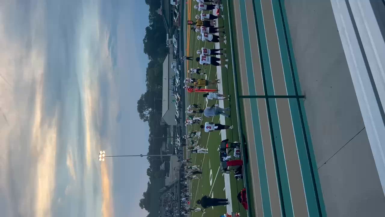 20 yard run