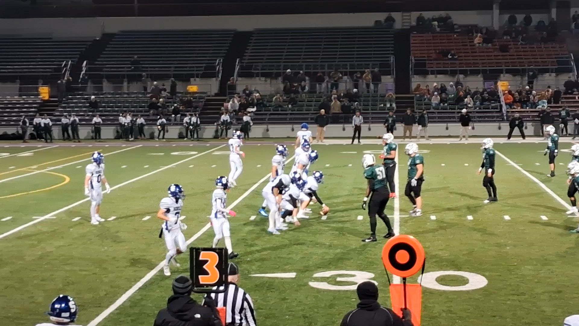 Winning interception VS. Seneca #12 Jaidis Duke