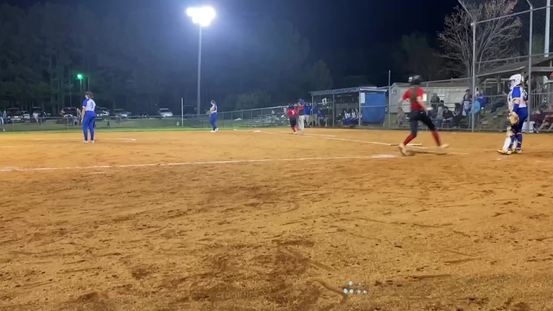 Halleigh's triple against Whitmire