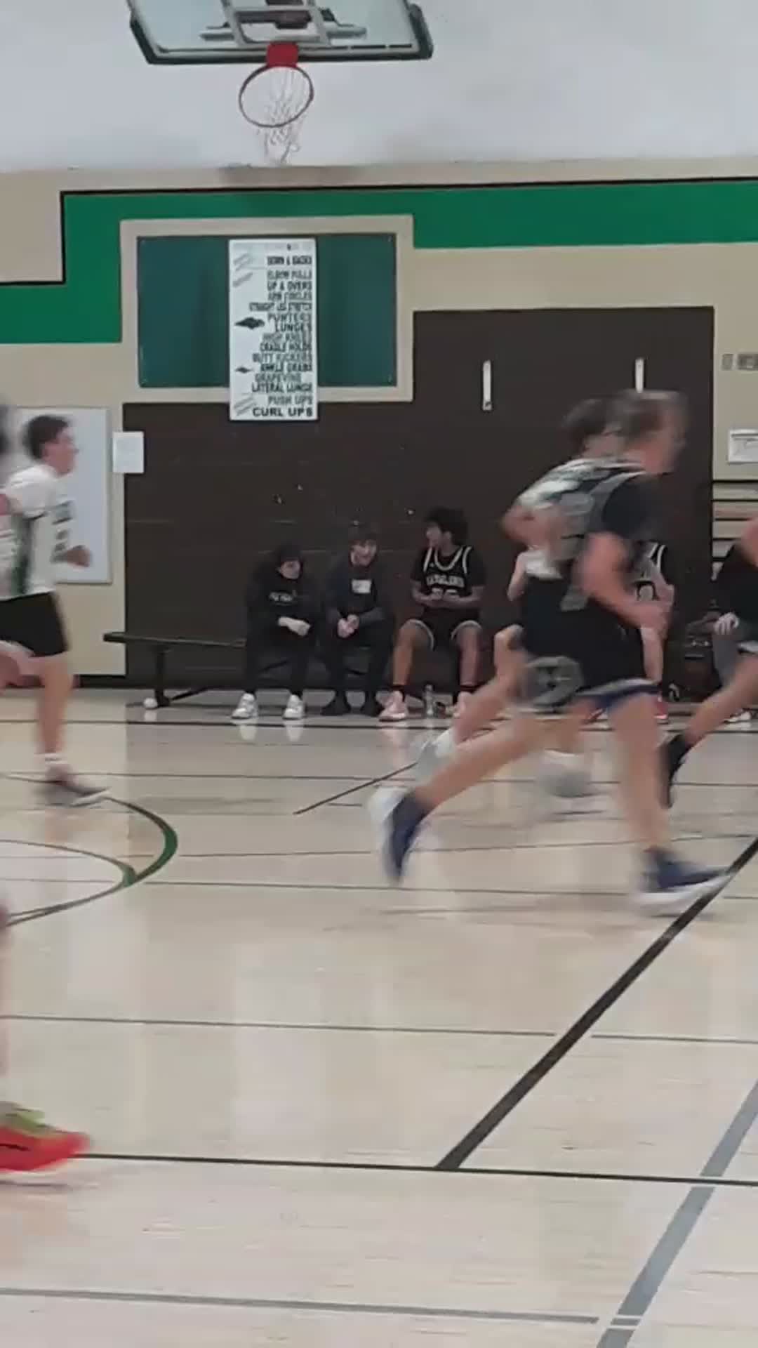 Mason cheers from bench