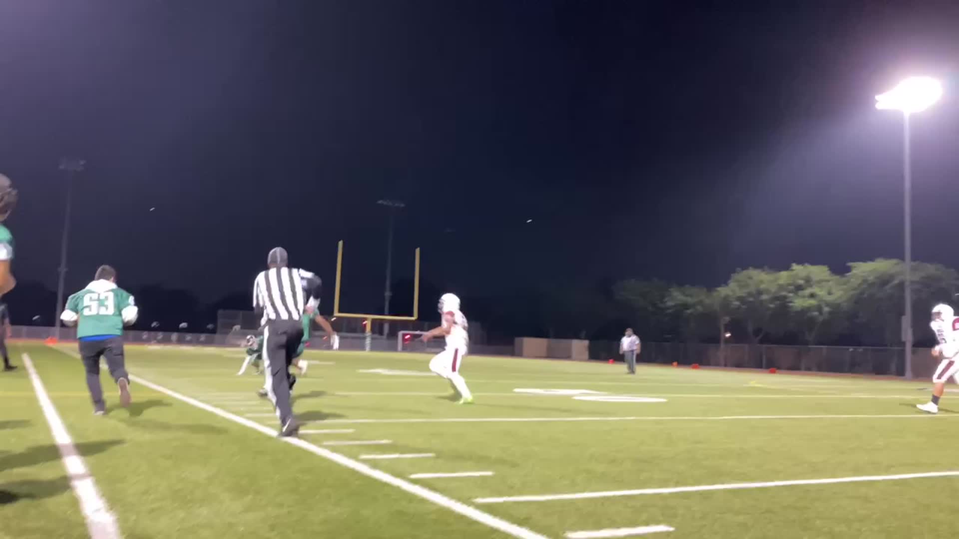 Our #1 scoring a touchdown