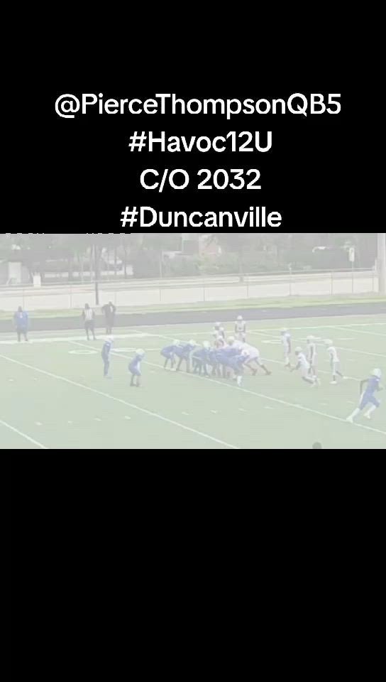 Pierce "PDot" Thompson..The future Duncanville QB class of 2032. This season he had 20 PassTDs 3 INTs, 1,030 PassYDs and 2 RushTDs