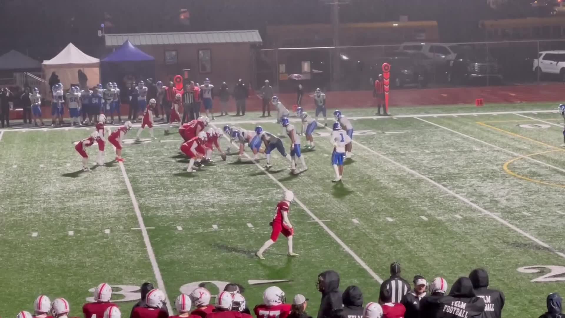 Yelm #10 Parker Myers with the keeper