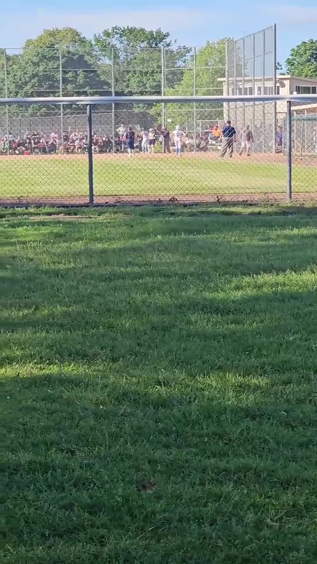 this is Casey's last at bat.She knocked in the  go ahead runs