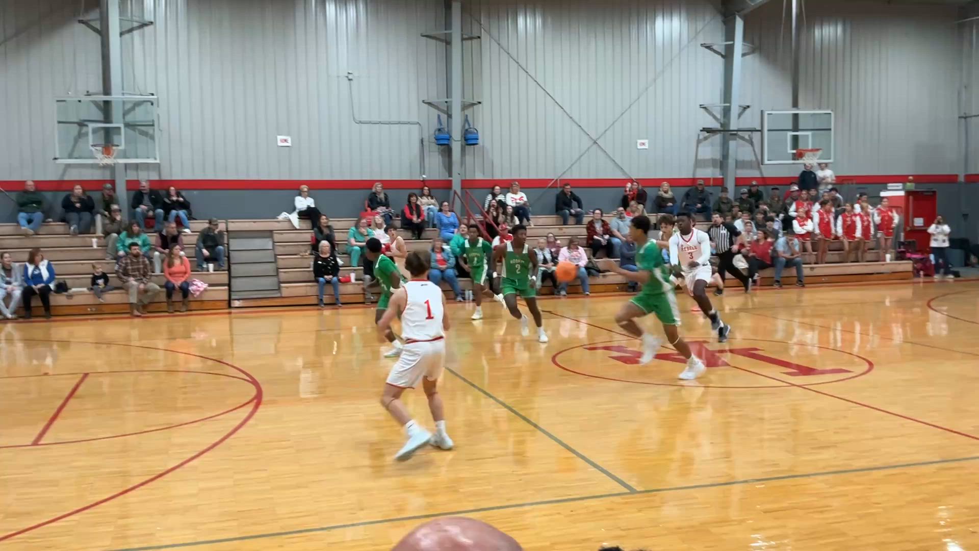 Kingston White with the block