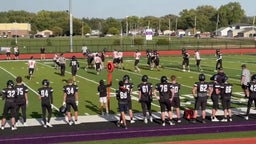 #24 far side out wide block for gain of 10