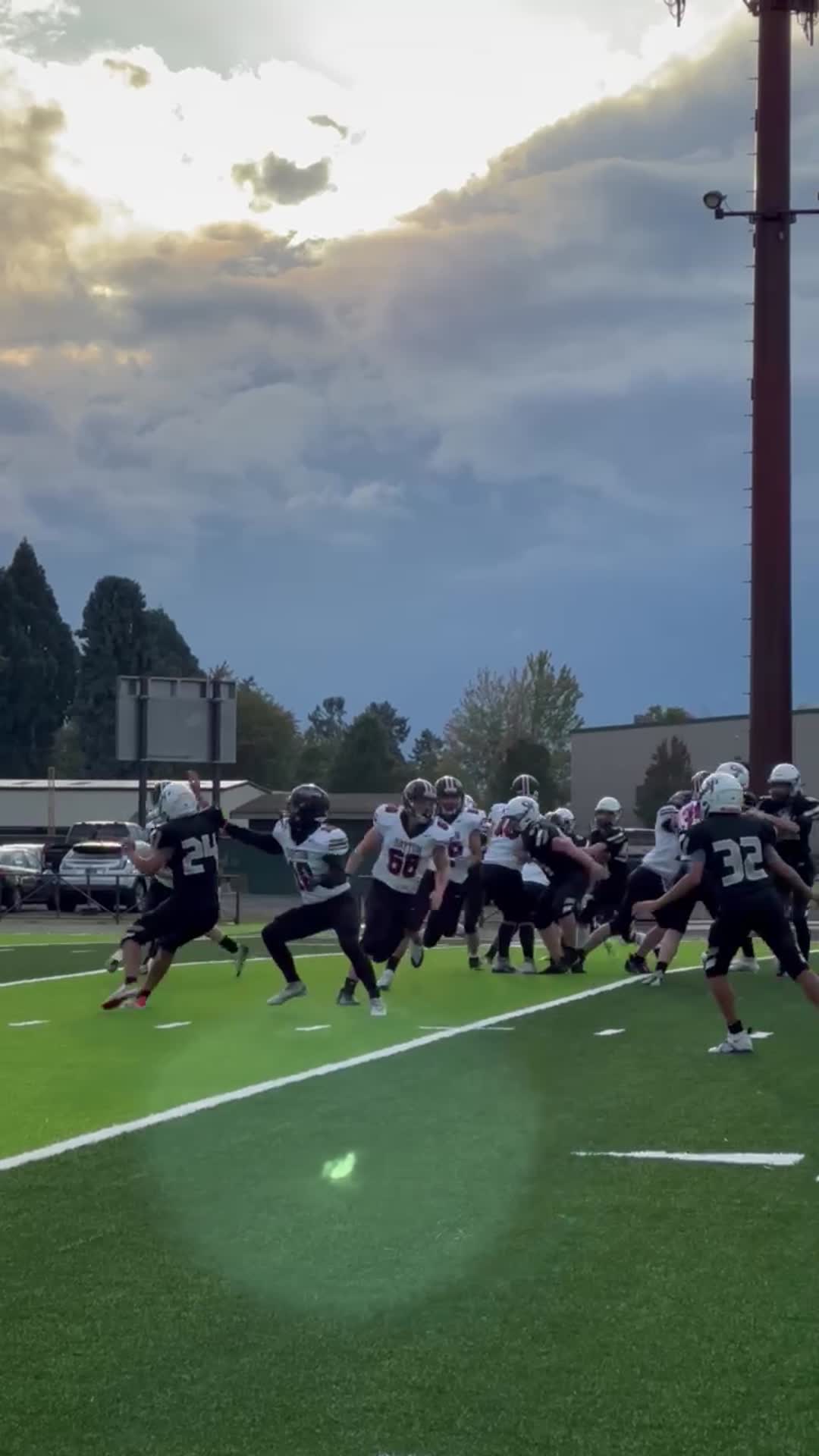 Pretty good run against Salem academy's Jv