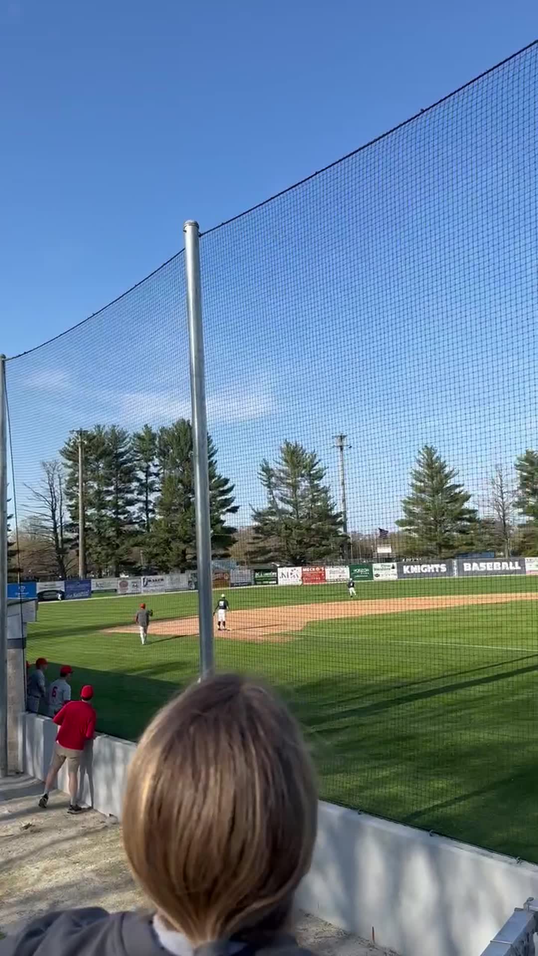 Snyder hits Home Run against Lafayette Central Catholic on April 22, 2025