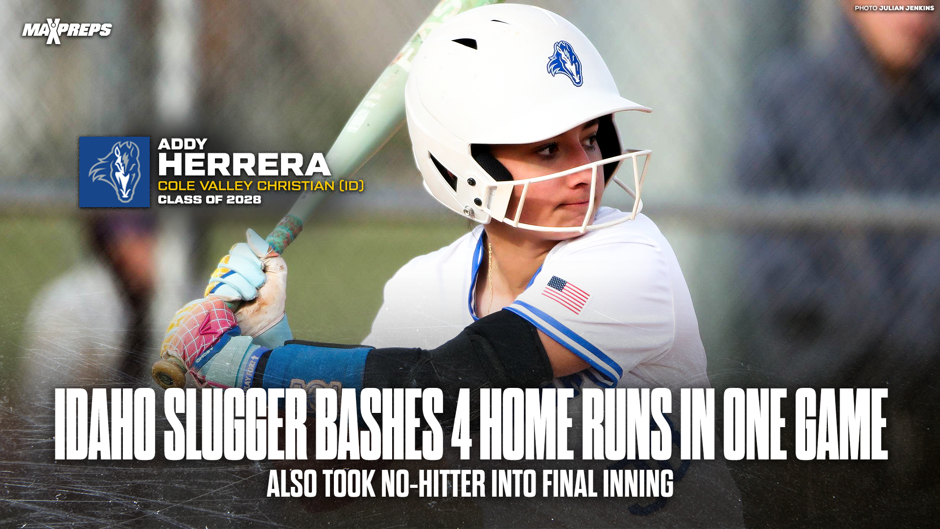 Cole Valley Christian’s Addy Herrera Blasts Four Home Runs in Statement Game