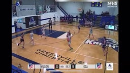 The three pointer that changed the momentum of the game and got Girls JV Knights the win!