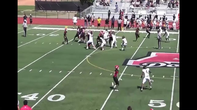 Took the hand off on a run broke tackles to take the first down