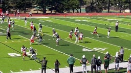 Keegan Charupoom screen pass with a 60 yards run touchdown vs Gonzales HS 2023.