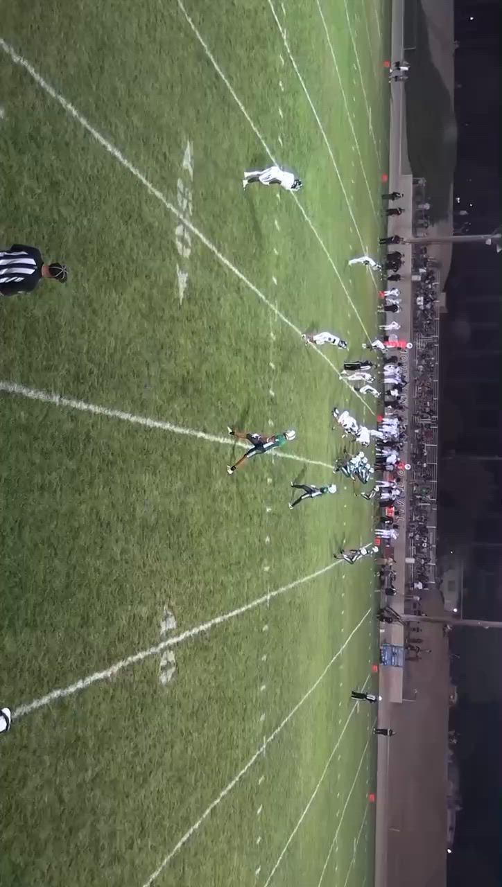 9 yard reception