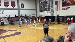 Station Camp vs Glencliff on Feb. 24, 2024 - 3 pointer by #14 at Region Quarterfinals