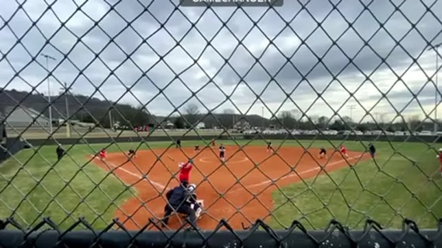 First at bat senior season against Silverdale.