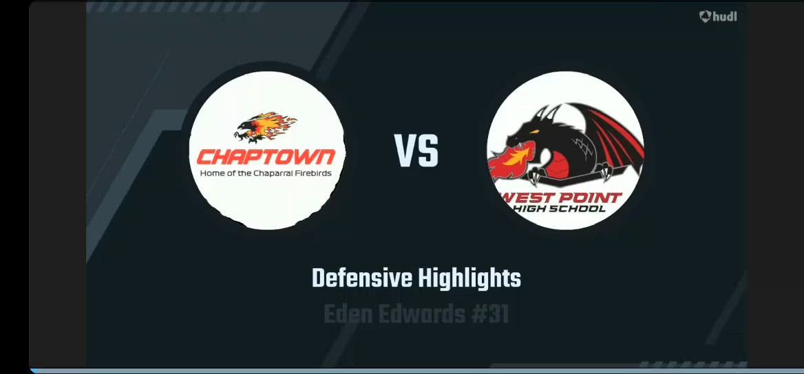 Awarded defensive player of the game