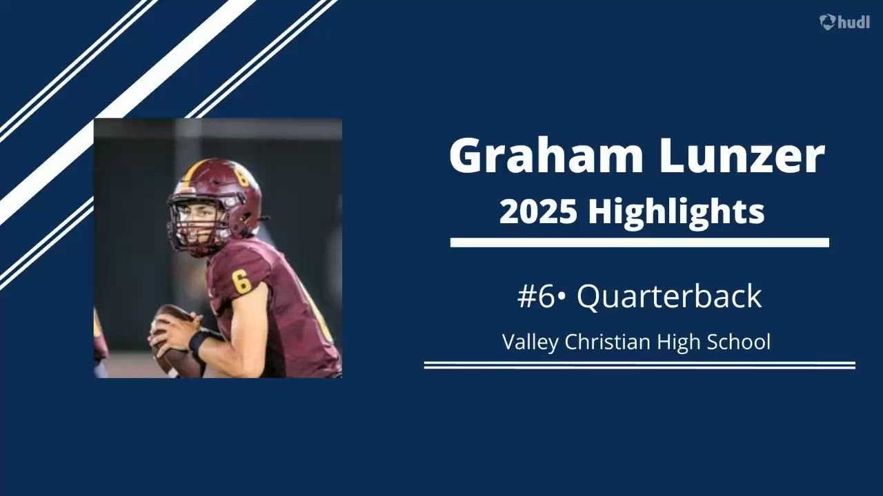 Graham Lunzer 2025 Junior Season Highlights