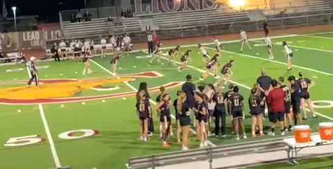 Stella, robbing the INT from the defense on her way to another long receiving TD.