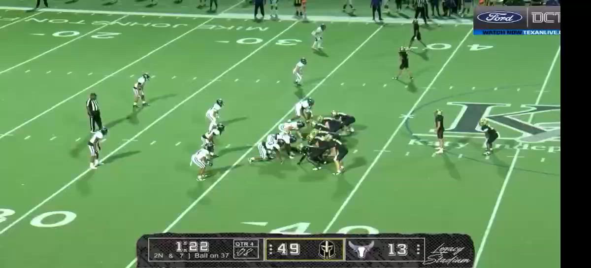 37-yard touchdown run vs. Morton Ranch on 9/25/2025