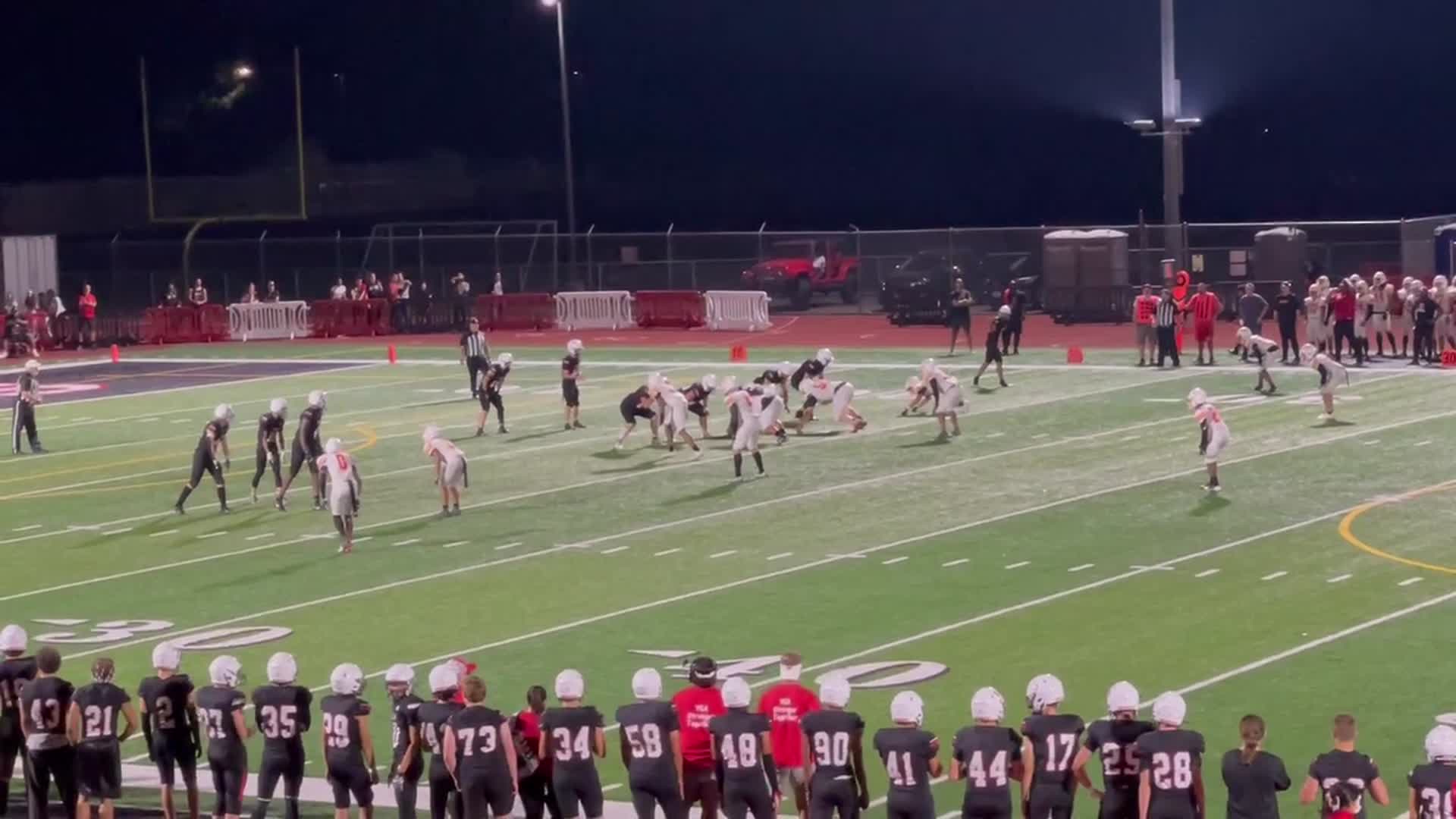 Yelm #16 Nathan Ford 22 yard rush