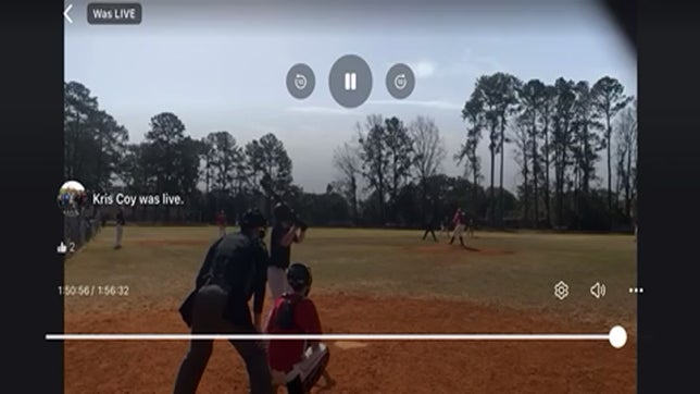 Middle school player makes last out