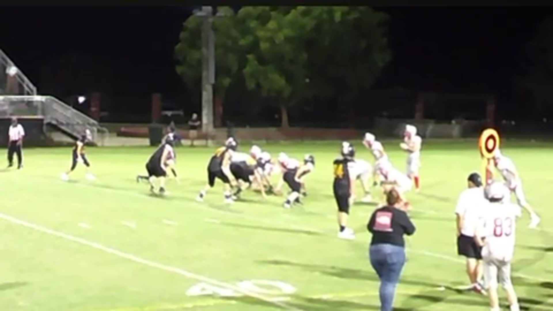 Sophomore RB/QB Christian Kilpatrick to Carson Brown for the touchdown