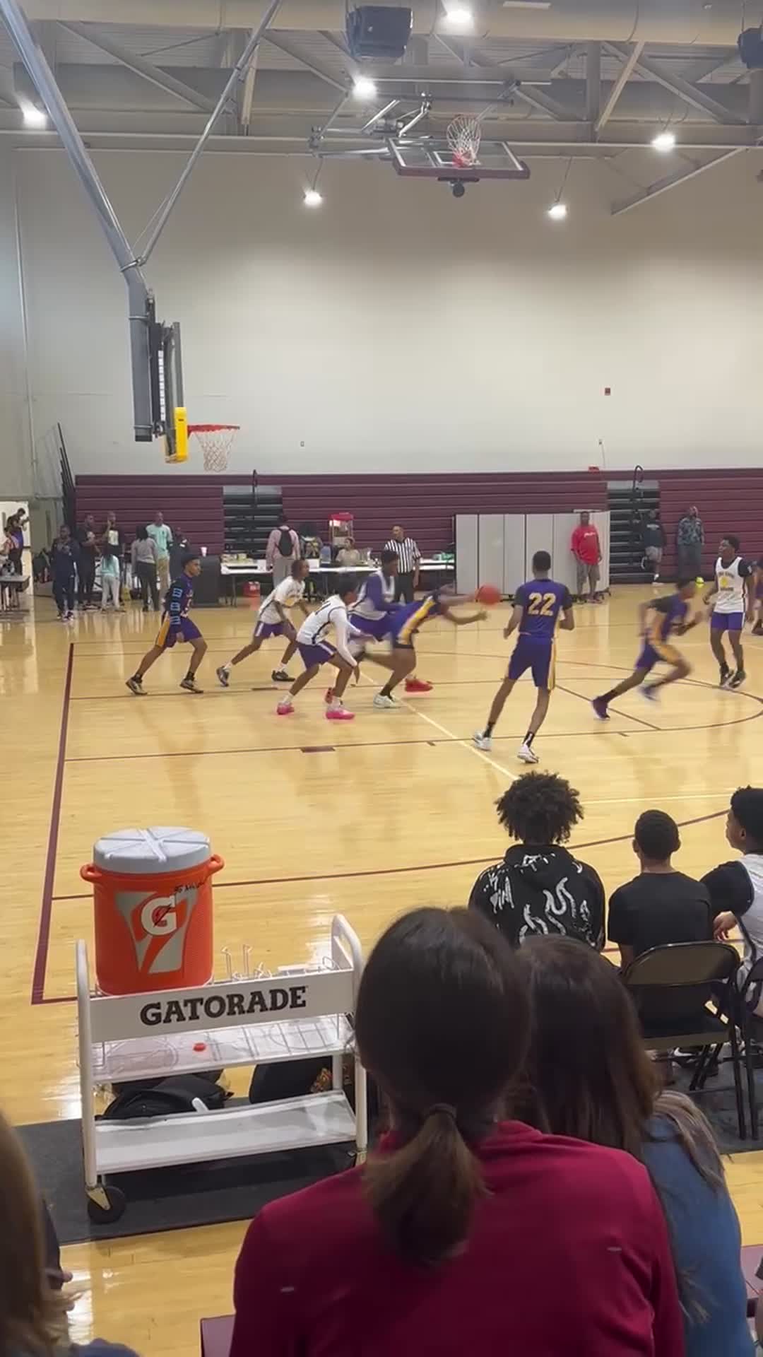 Great rebound, to start the fast break