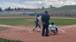 Andres Ferreira hitting for Thornton Trojans