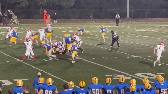 #13 Reschoff with TD Saving Tackle vs McKeesport