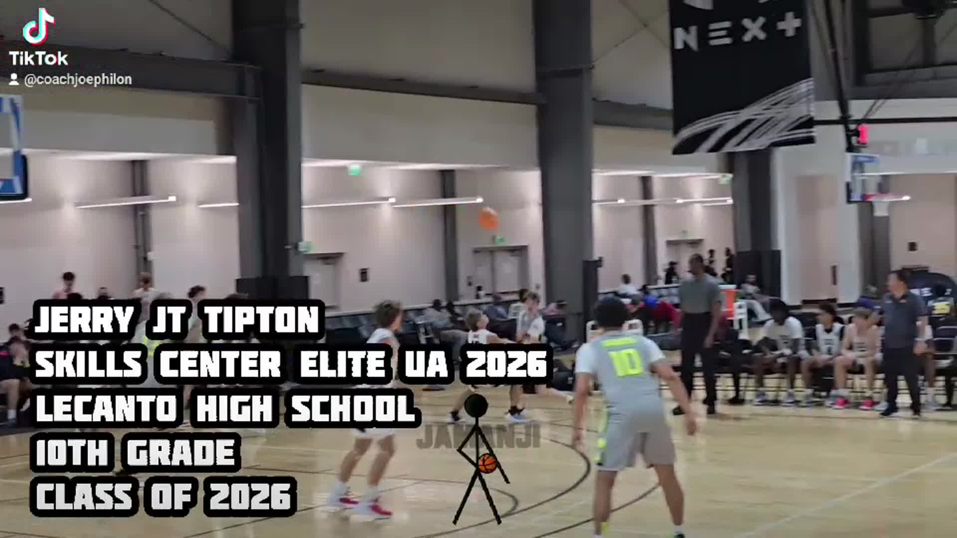 Jerry JT Tipton 
Skills Center Elite UA Rise 2026
Lecanto High School 
10th Grade 
Class of 2026